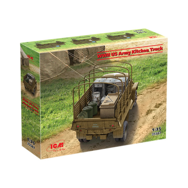 Кухонний фургон армії США 2СВ 1/35 ICM 35587
