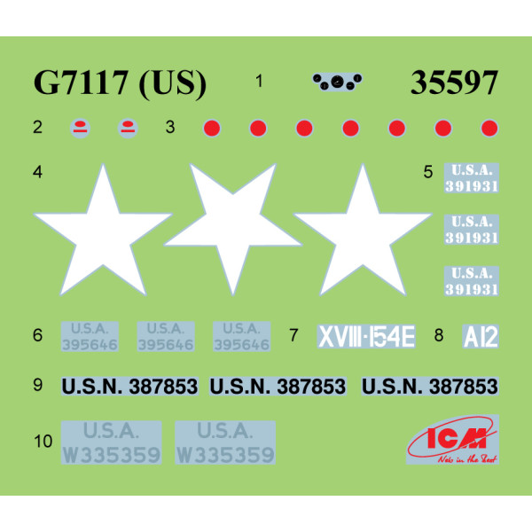 Кухонний фургон армії США 2СВ 1/35 ICM 35587