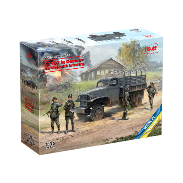 G7107 на німецькій службі з піхотою  WWII 1/35 ICM 35588