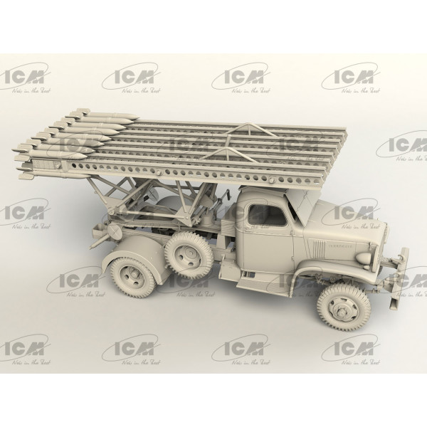 БМ-13-16 на шасі G7107 з радянським розрахунком 1/35 ICM 35596