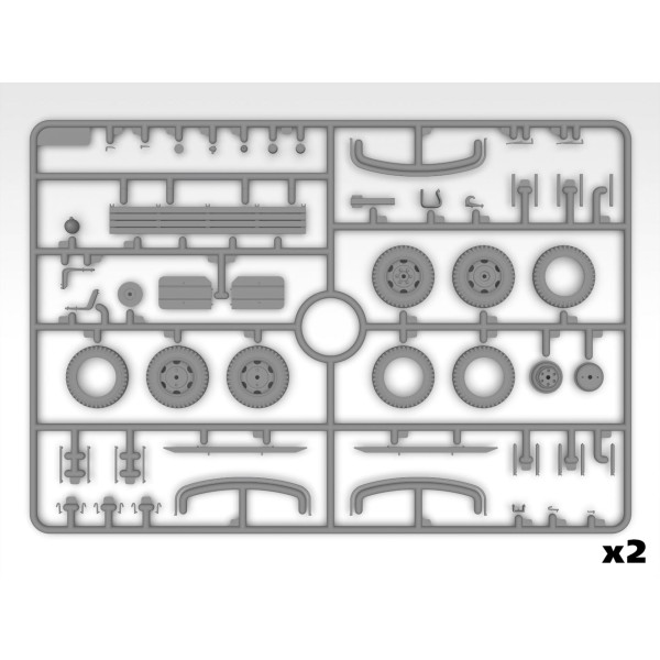 G7117, Військова вантажівка США 1/35 ICM 35597