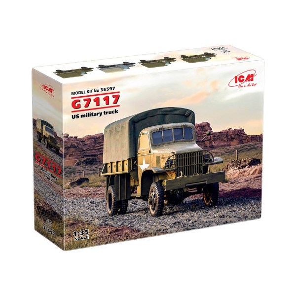 G7117, Військова вантажівка США 1/35 ICM 35597