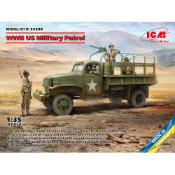 WWII US Military Patrol (G7107 with MG M1919A4) 1/35 ICM 35599