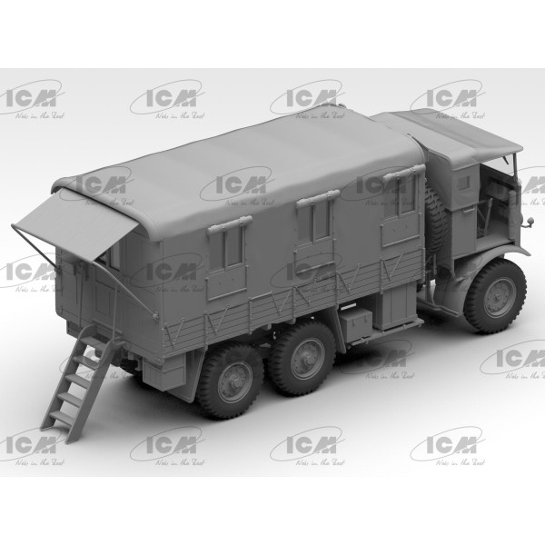Мобільний офіс Монті - Британський вантажний автомобіль II МВ 1/35 ICM 35603