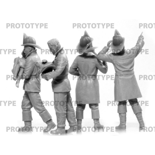 American Fire Truck Crew (1910s) 1/35 ICM 35622