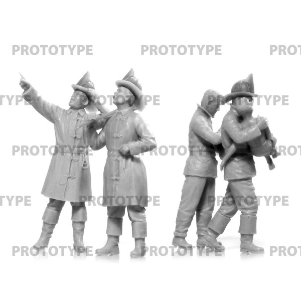 American Fire Truck Crew (1910s) 1/35 ICM 35622