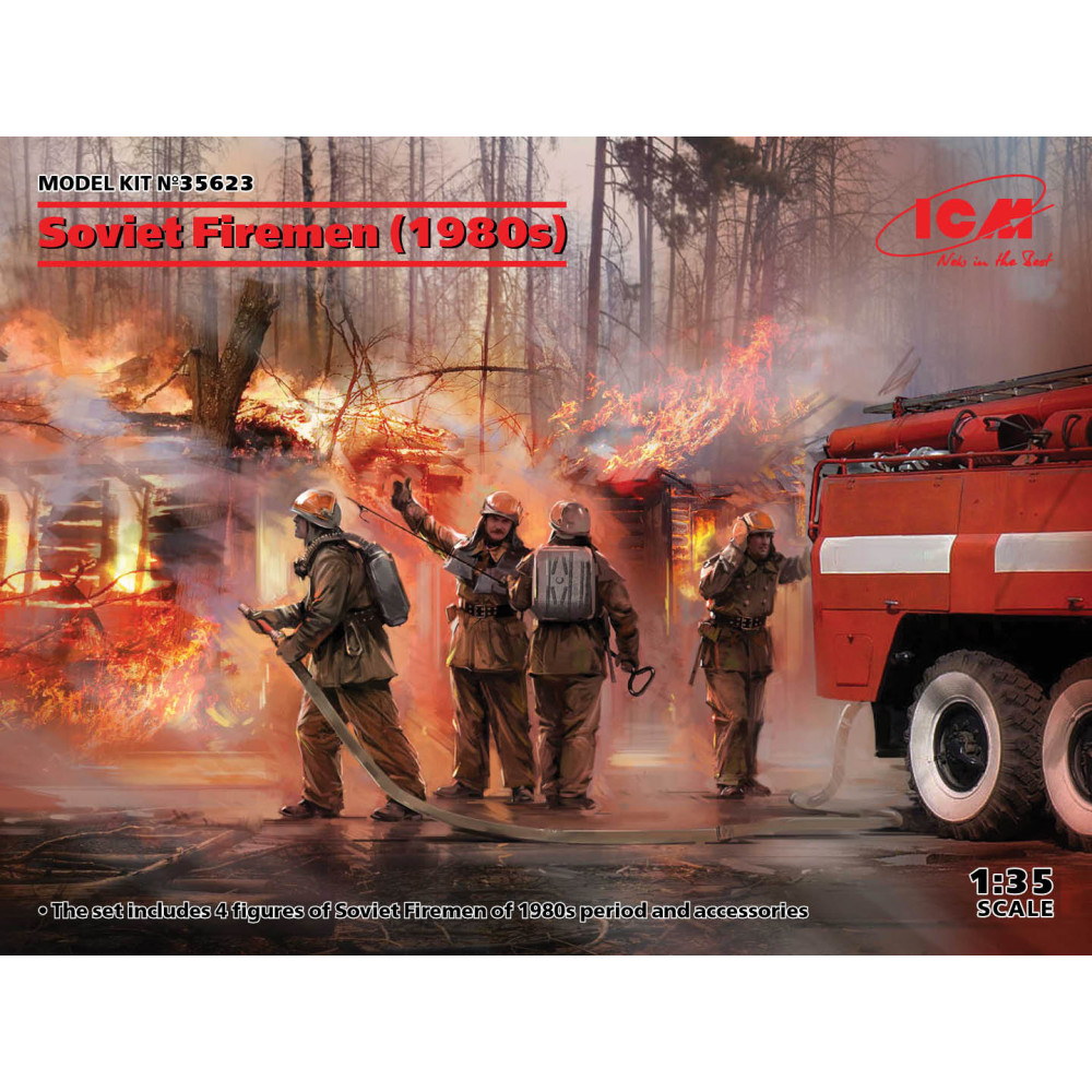 Радянські пожежні (1980) 1/35 ICM 35623