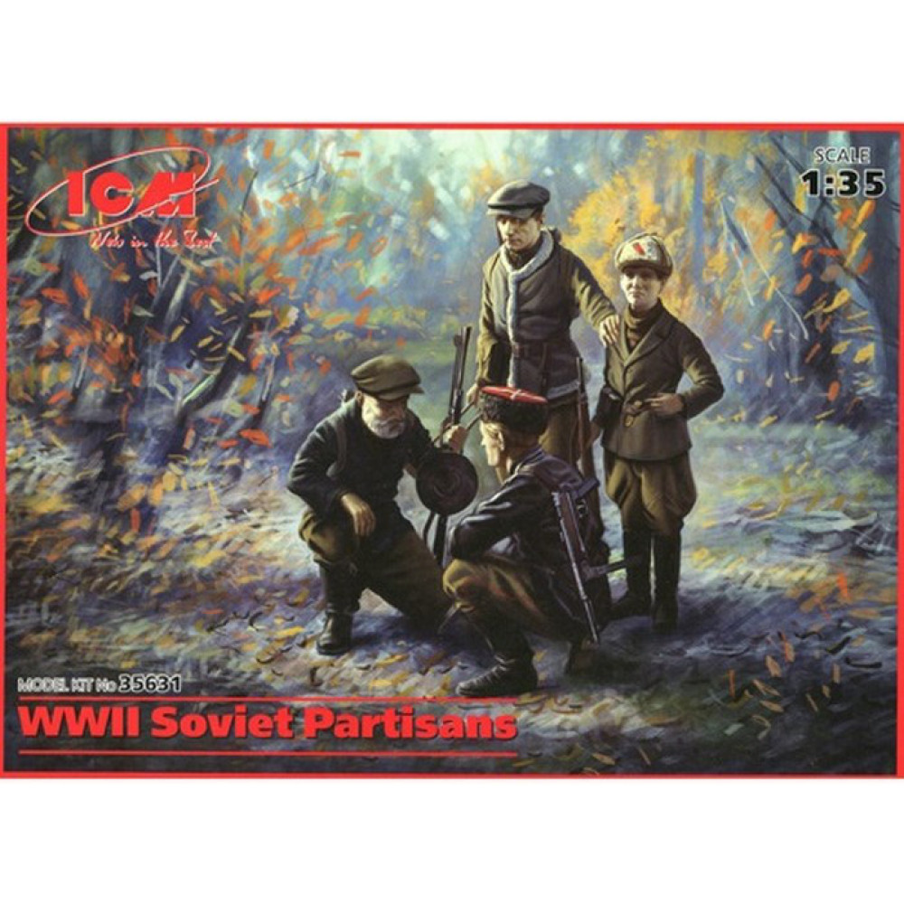 Радянські партизани ІІ МВ 1/35 ICM 35631