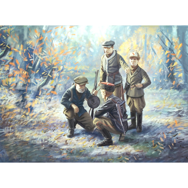 Радянські партизани ІІ МВ 1/35 ICM 35631