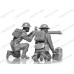 Британський екіпаж Vickers MG часів 2-ї СВ (Vickers MG і 2 фігурки) 1/35 ICM 35646