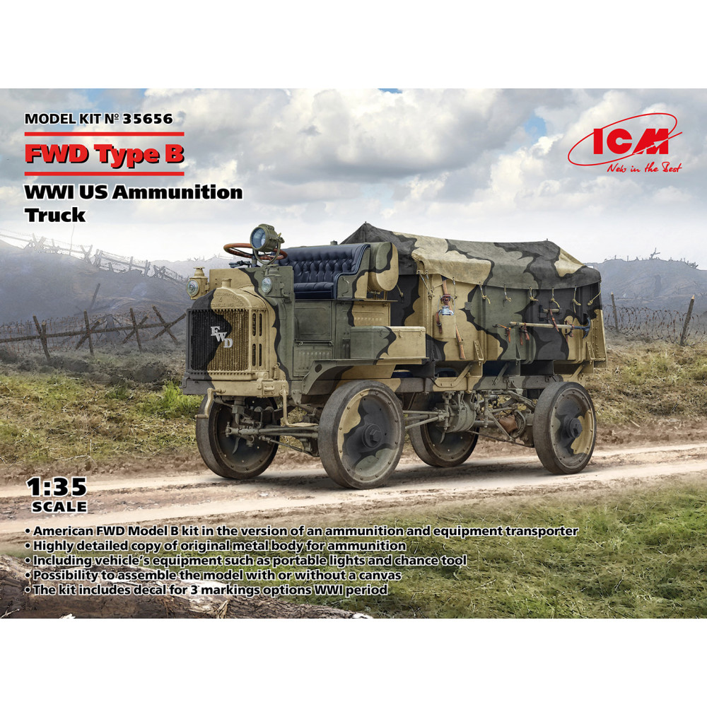FWD Type B WWI US Ammunition Truck WWI 1/35 ICM 35656