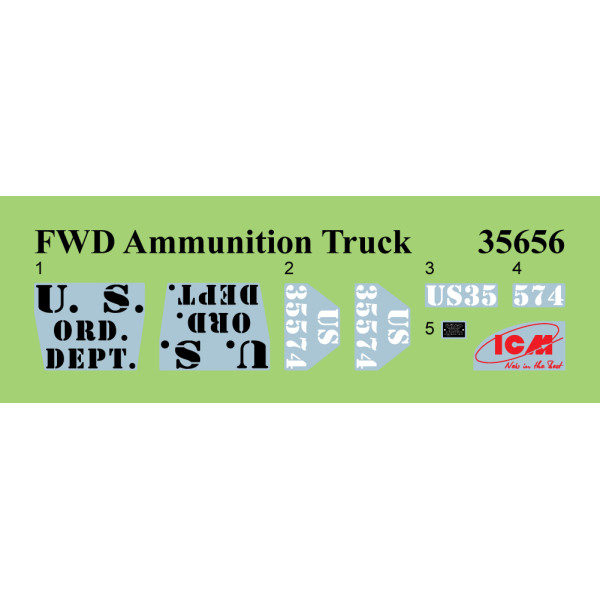 FWD Type B WWI US Ammunition Truck WWI 1/35 ICM 35656