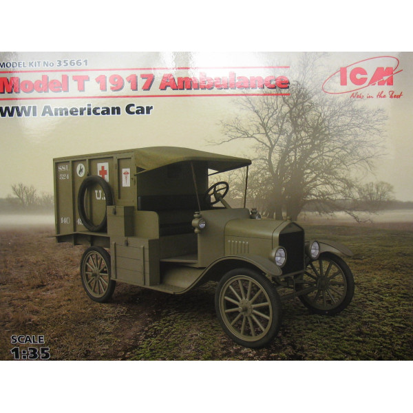 Model T 1917 санітарна, Американський автомобіль І МВ 1/35 ICM 35661