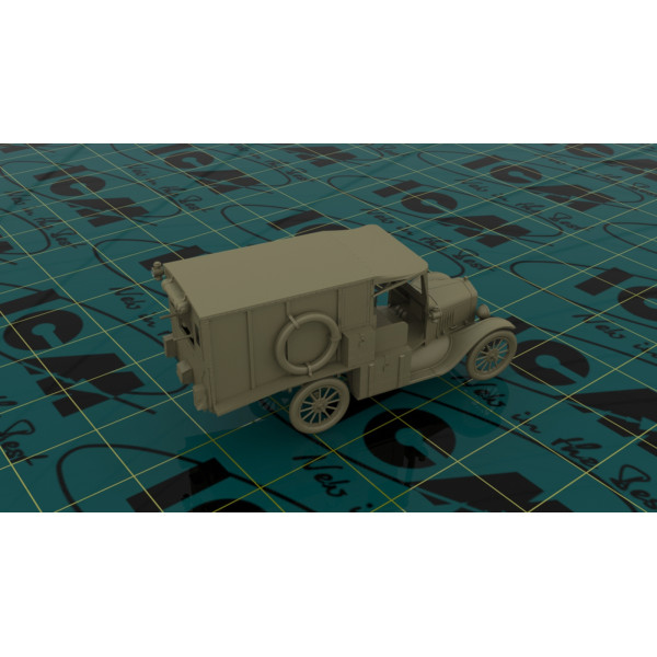 Model T 1917 санітарна, Американський автомобіль І МВ 1/35 ICM 35661
