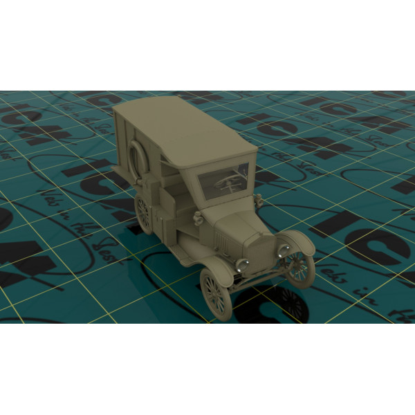 Model T 1917 санітарна, Американський автомобіль І МВ 1/35 ICM 35661