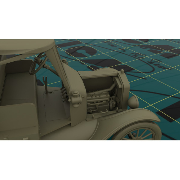 Model T 1917 санітарна, Американський автомобіль І МВ 1/35 ICM 35661