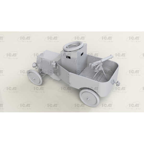Бронеавтомобіль Ford Model T (RNAS) з британським танковим екіпажем 1/35 ICM 35670
