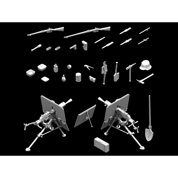 WWI Austro-Hungarian Infantry Weapon and Equipment 1/35 ICM 35671