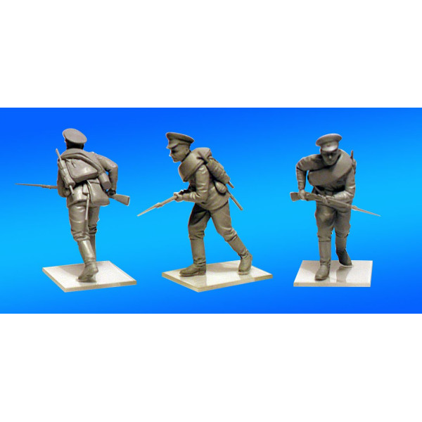 WWI Russian Infantry, (4 figures) 1/35 ICM 35677