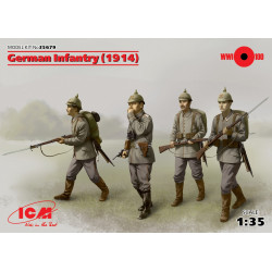  German Infantry (1914), (4 figures) 1/35 ICM 35679