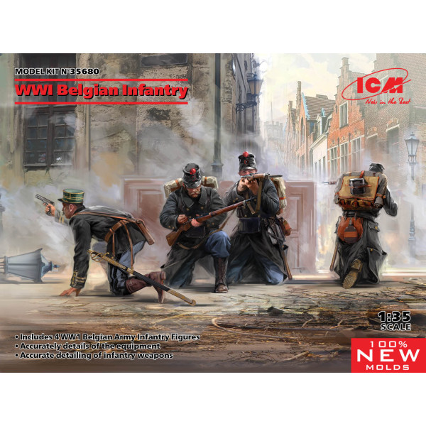 Бельгійська піхота Першої світової війни 1/35 ICM 35680