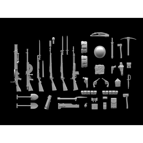 WWI US Infantry Weapon and Equipment 1/35 ICM 35688