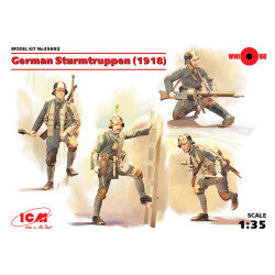 German Sturmtruppen (1918) (4 figures) 1/35 ICM 35692