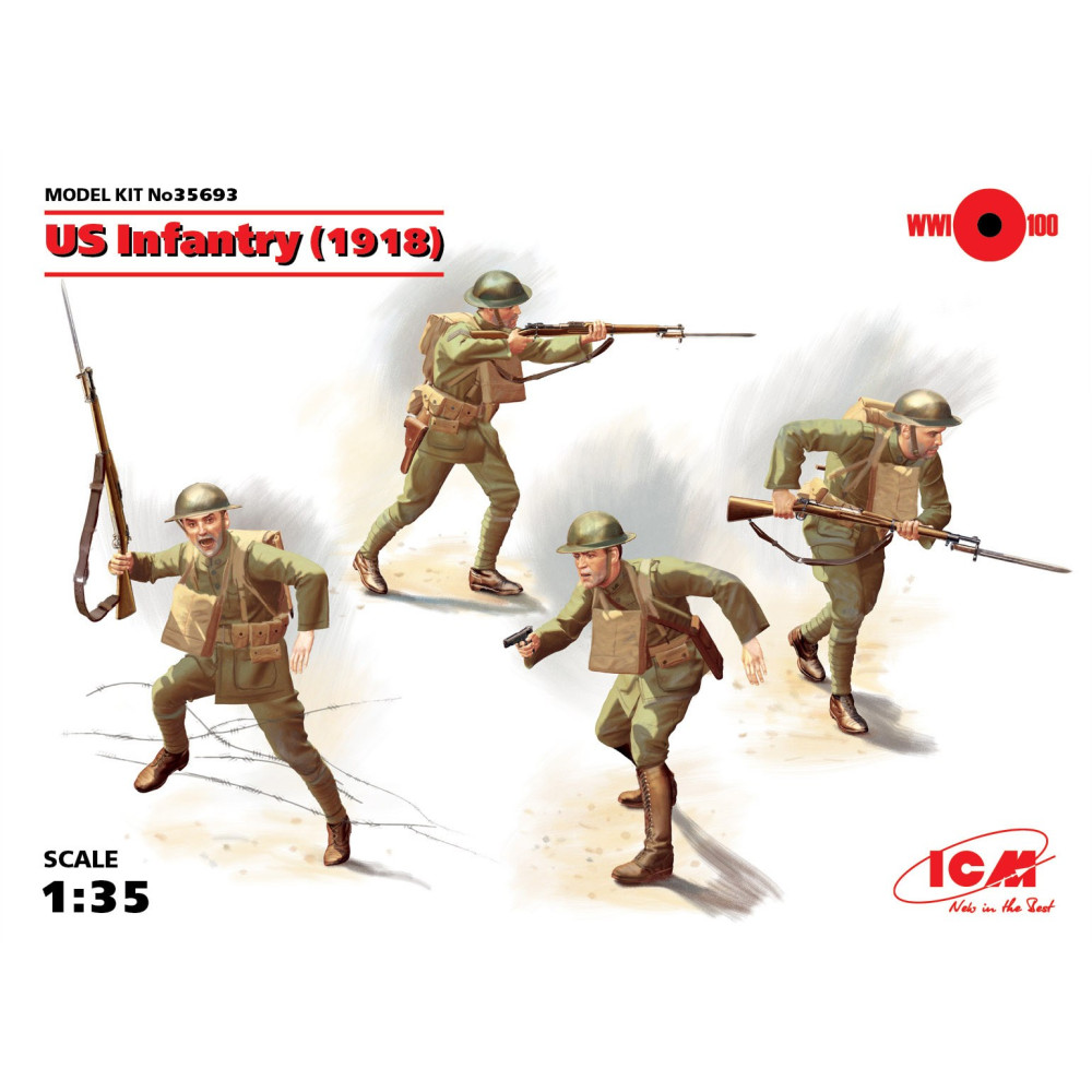 Піхота США (1918 р) 1/35 ICM 35693
