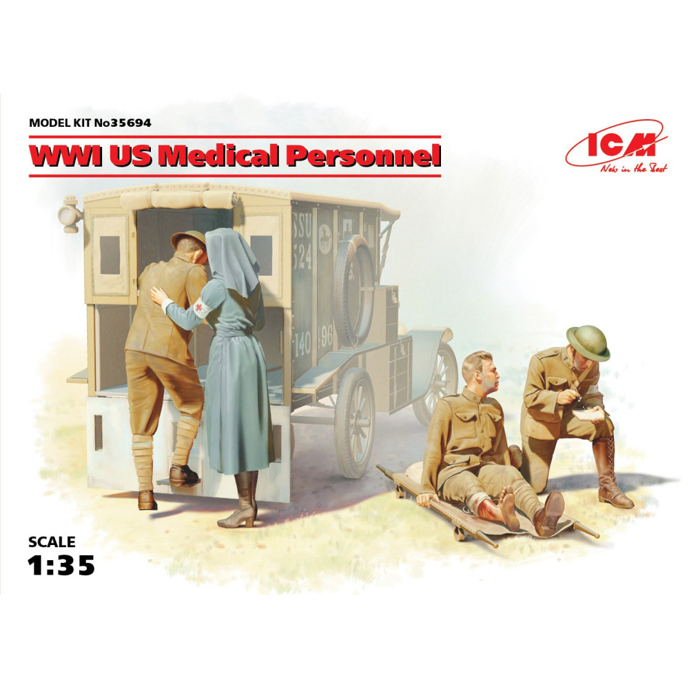 Медичний персонал США І МВ 1/35 ICM 35694
