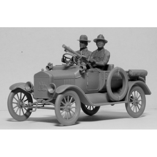 ANZAC Drivers (1917-1918) (2 figures) (100% new molds) 1/35 ICM 35707