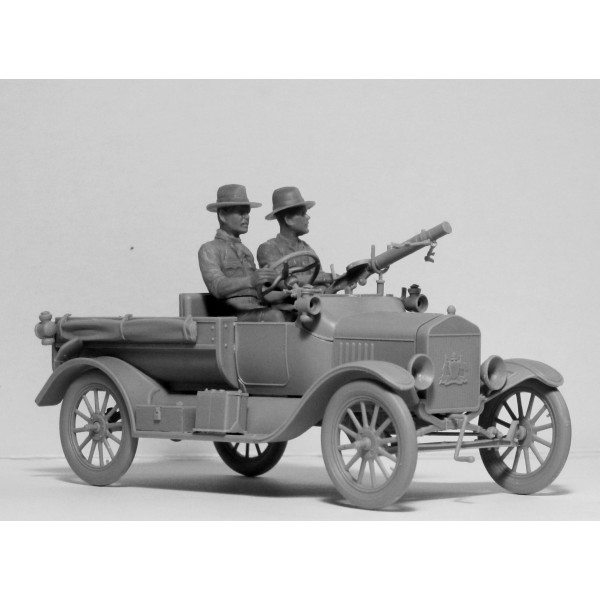 ANZAC Drivers (1917-1918) (2 figures) (100% new molds) 1/35 ICM 35707