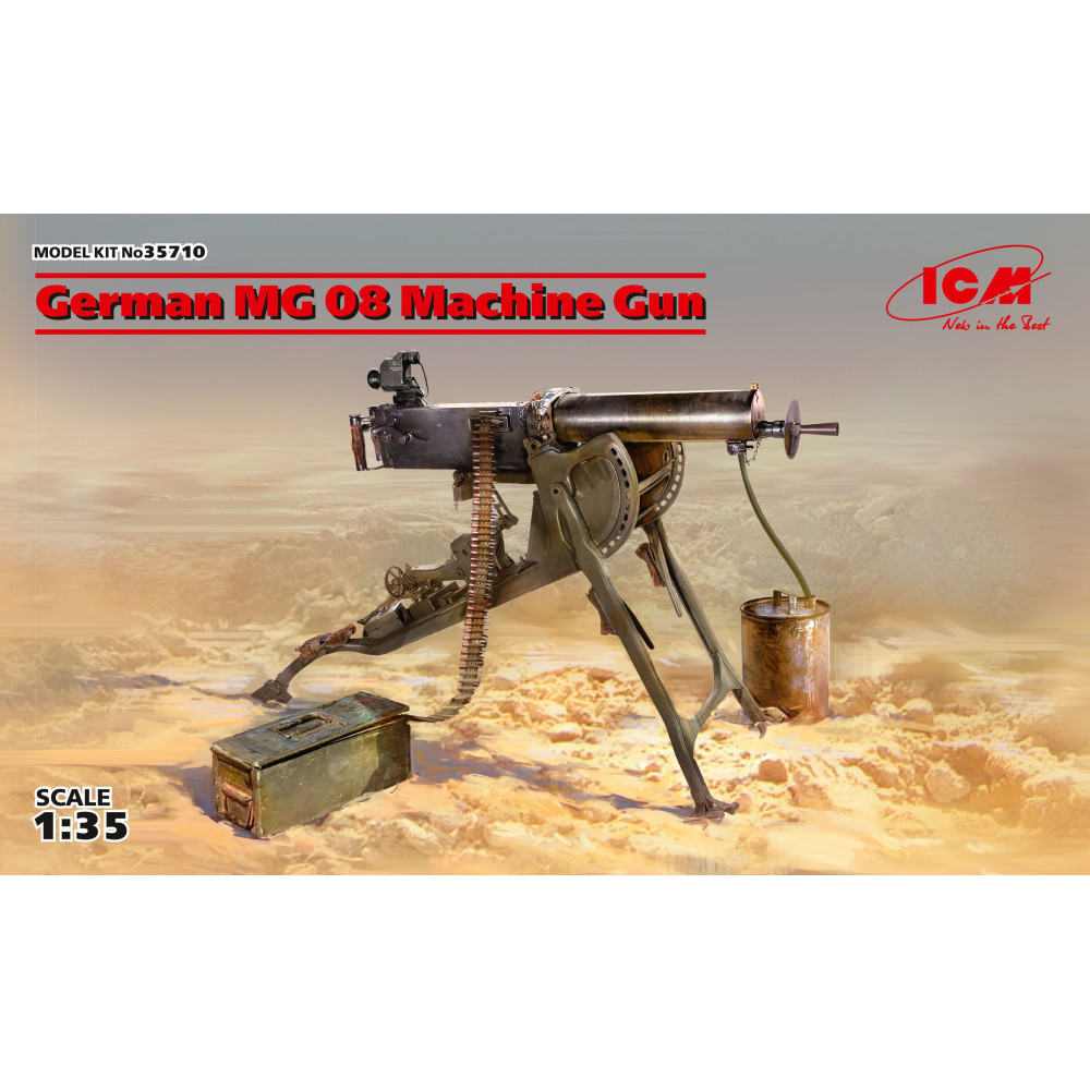 German MG08 Machine Gun  1/35 ICM 35710