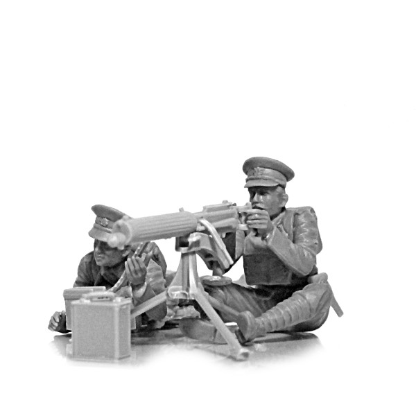 Британський екіпаж Vickers MG часів Першої світової війни 1/35 ICM 35713