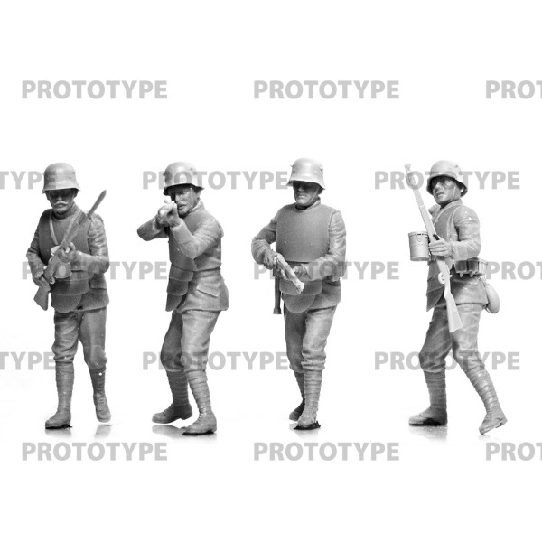 German World War I armored infantry 1/35 ICM 35722