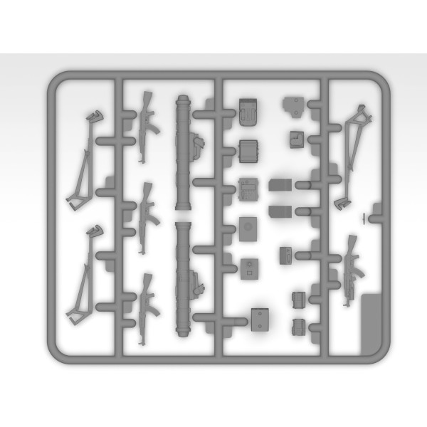 Infantry weapons and chevrons of the ZSU 1/35 ICM 35749 