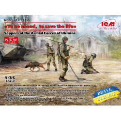 “To be ahead, to save the life” Sappers of the Armed Forces of Ukraine 1/35  ICM 35753