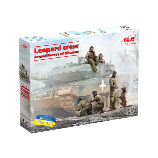 Екіпаж танка Leopard Збройні сили України  1/35 ICM 35757