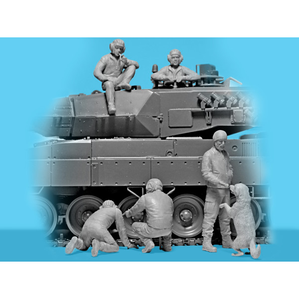 Екіпаж танка Leopard Збройні сили України  1/35 ICM 35757