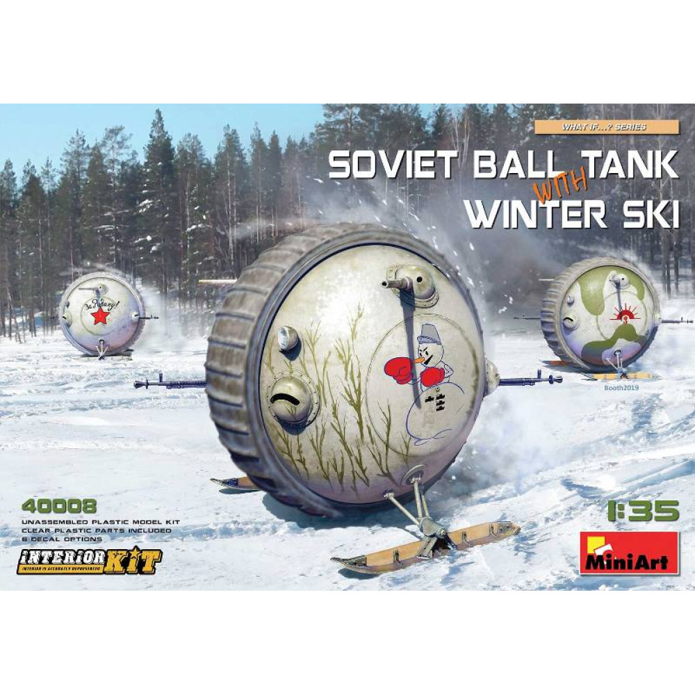 Soviet Ball Tank with Winter Ski  1/35 MiniArt 40008