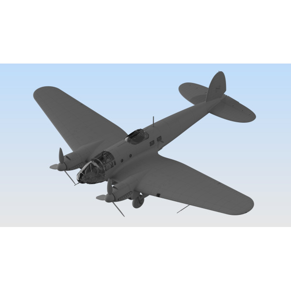 He 111 H-16, Німецький бомбардувальник ІІ МВ 1/48  ICM 48263