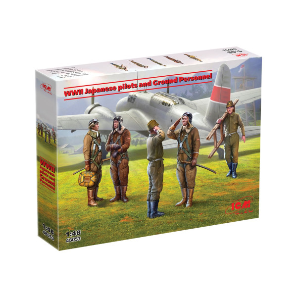 Японські пілоти та наземний персонал 2СВ 1/48 ICM 48053