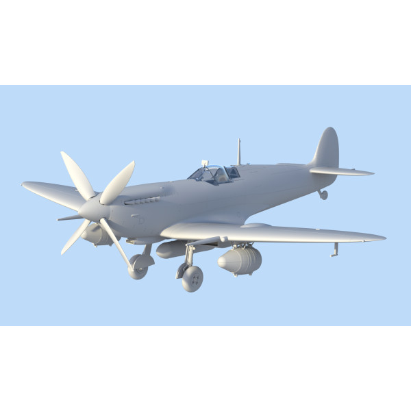 Spitfire Mk.IXC "Доставка пива", Британський винищувач ІІ МВ 1/48  ICM 48060