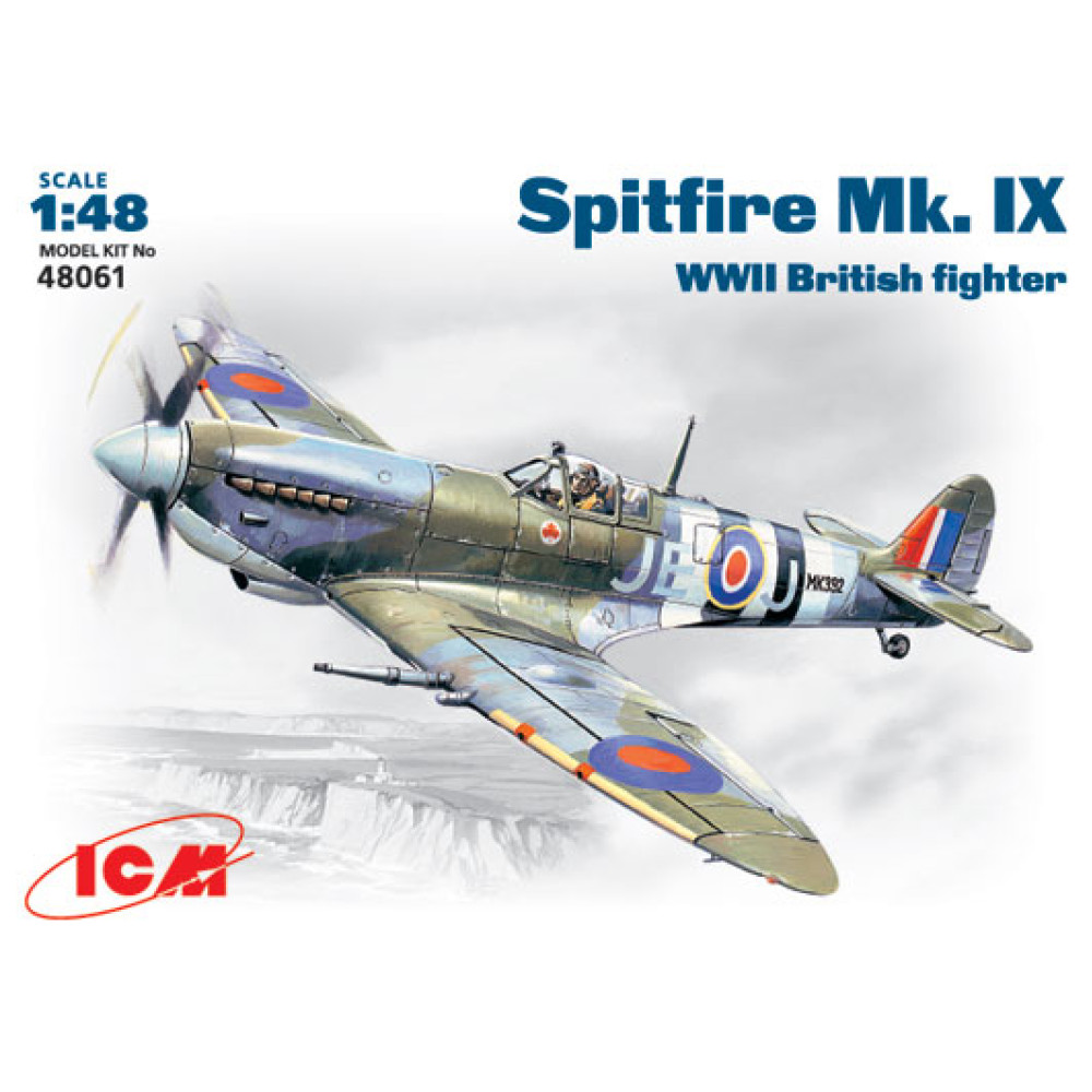 Спітфайр Mk. IX, британський винищувач ІІ Мир. війни 1/48  ICM 48061