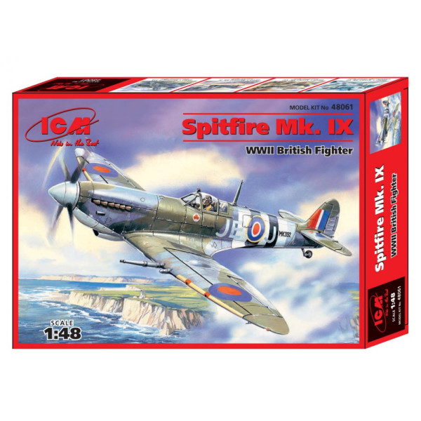 Спітфайр Mk. IX, британський винищувач ІІ Мир. війни 1/48  ICM 48061
