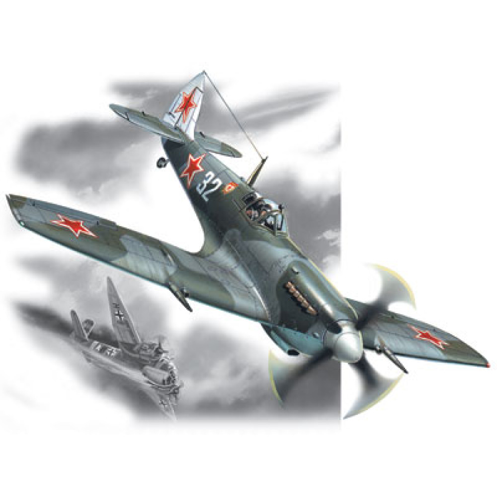 Спітфайр LF.IX, винищувач ВПС СРСР ІІ Мир. війни 1/48  ICM 48066