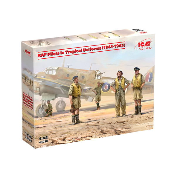 Пілоти ВПС у тропічній формі (1941-1945) 1/48 ICM 48080