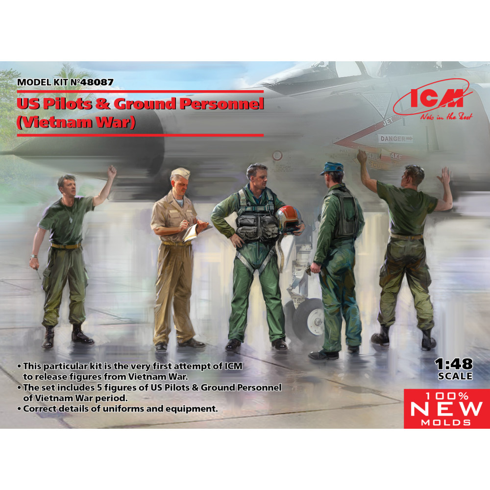 Американські пілоти і техніки (війна у В'єтнамі) 1/48 ICM 48087