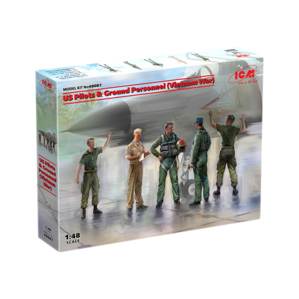 Американські пілоти і техніки (війна у В'єтнамі) 1/48 ICM 48087