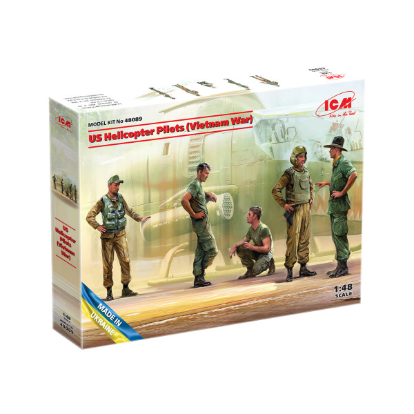 Пілоти гелікоптерів США (війна у В'єтнамі) 1/48 ICM 48089
