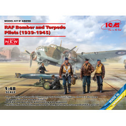 RAF Bomber and Torpedo Pilots 1/48 ICM 48090